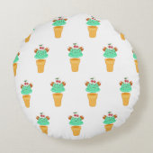 アイスクリームコーン ラウンドクッション (裏面)