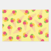 アイスクリームコーン ラッピングペーパーシート (正面3)