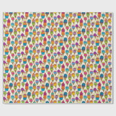 アイスクリームコーン ラッピングペーパー (フラット)