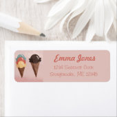 アイスクリームコーン ラベル (インサイチュ)