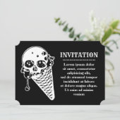 アイスクリームコーン 招待状 (スタンド正面)