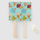 アイスクリームコーン(日) ハンドファン (正面&裏面)