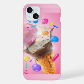 アイスクリームコーン Case-Mate iPhoneケース iPhone 15 Plusケース (裏面)