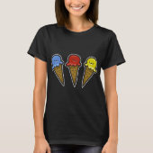 アイスクリームコーン No. 4 Tシャツ (正面)