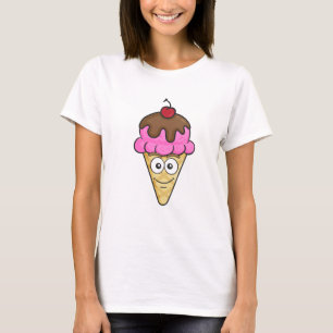 アイスクリームコーンEmoji Tシャツ