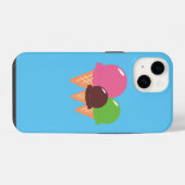 アイスクリームコーンiPhoneケース iPhoneケース (裏面横)