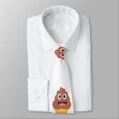 アイスクリームコーンpoo emojiメンズネックタイ紳士服 ネクタイ (タイ)
