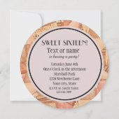 アイスクリームコーンSweet sixteen 招待状 (裏面)