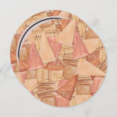 アイスクリームコーンSweet sixteen 招待状 (正面/裏面)