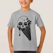 アイスクリームコーンTシャツ Tシャツ (正面)
