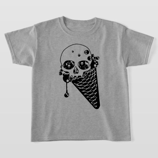 アイスクリームコーンTシャツ Tシャツ (レイダウン)