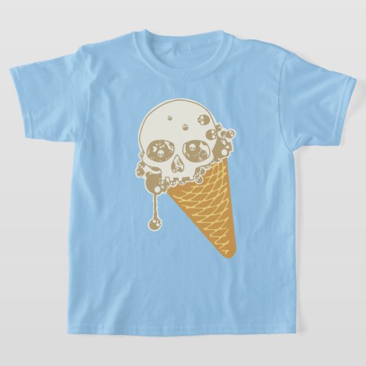 アイスクリームコーンTシャツ Tシャツ (レイダウン)