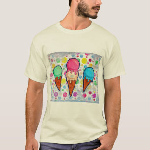 アイスクリームコーンTシャツ Tシャツ