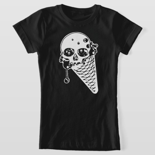 アイスクリームコーンTシャツ Tシャツ (レイダウン)