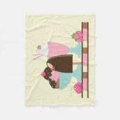 アイスクリームサマートリート フリースブランケット (正面)