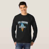 アイスクリームサメ Tシャツ (正面フル)