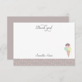 アイスクリームサンキューカード サンキューカード (正面/裏面)