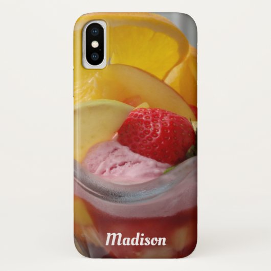 アイスクリームサンデエ名前をカスタムするの電話ケース Case-Mate iPhoneケース (裏面)
