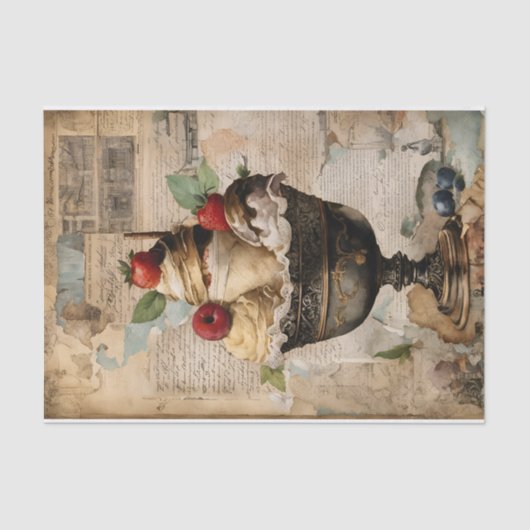 アイスクリームサンデコラージデコップページ 薄葉紙 (正面)