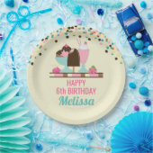 アイスクリームサンデサマリートリート誕生日 ペーパープレート (パーティー)