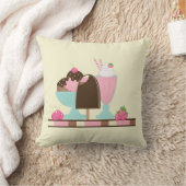 アイスクリームサンデサマリートリート クッション (ブランケット)