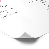 アイスクリームサンデステーションジェンダーパーティー標識 ポスター (角)