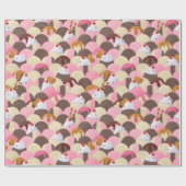 アイスクリームサンデス ラッピングペーパー (フラット)