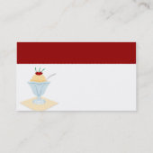 アイスクリームサンデビジネスカード 名刺 (裏面)