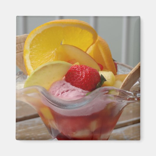 アイスクリームサンデマグネット マグネット (正面)