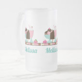 アイスクリームサンデーと他のおいしいお菓子 フロストグラスビールジョッキ (正面左)