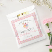 アイスクリームサンデーのスイーツ バースデー フェイバーバッグ (封をした状態)