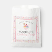 アイスクリームサンデーのスイーツ バースデー フェイバーバッグ (正面)