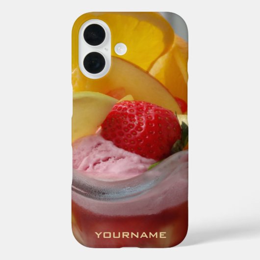 アイスクリームサンデーカスタムケース Case-Mate iPhoneケース (裏面)