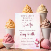 アイスクリームサンデーシャワー招待状 招待状