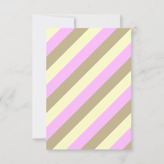 アイスクリームサンデースプリングピンクベビー散布 招待状 (裏面)