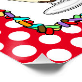 アイスクリームサンデーバーベビーシャワー結婚または ポスター (コーナー)