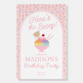 アイスクリームサンデー誕生日おめでとう!