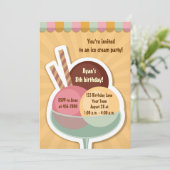 アイスクリームサンデー 招待状 (スタンド正面)