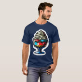 アイスクリームサンデー Tシャツ (正面フル)