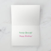 アイスクリームサンデ誕生日カード カード (内部)