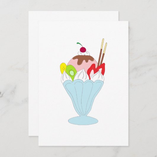 アイスクリームサンデ (正面/裏面)