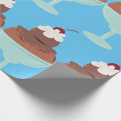 アイスクリームサンデ ラッピングペーパー (角)