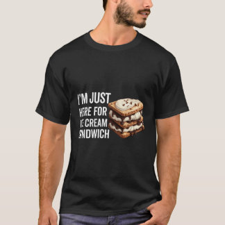 アイスクリームサンドイッチメンズウィメンズキッズクッキーIce Crea Tシャツ