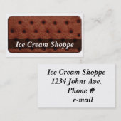 アイスクリームサンドイッチ名刺 名刺 (正面/裏面)