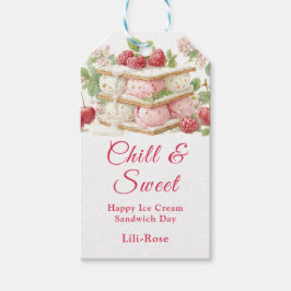 アイスクリームサンドイッチ日水彩 ギフトタグ