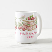 アイスクリームサンドイッチ日水色コーヒーマグ コーヒーマグカップ (正面右)