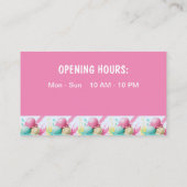 アイスクリームショッカラフルプ 名刺 (裏面)