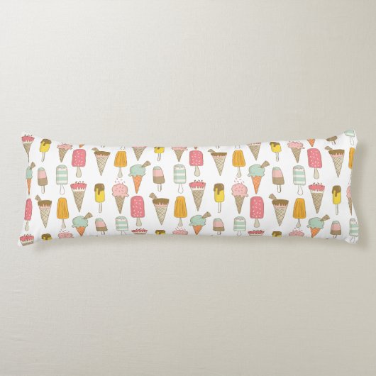 アイスクリームショップノベルティ枕 ボディピロー (正面)