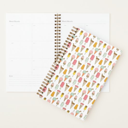 アイスクリームショップノベルティ プランナー手帳 (ディスプレー)