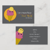 アイスクリームショップ名刺 名刺 (正面/裏面)
